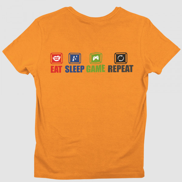 T-shirt "Eat.Sleep.Game.Repeat."
