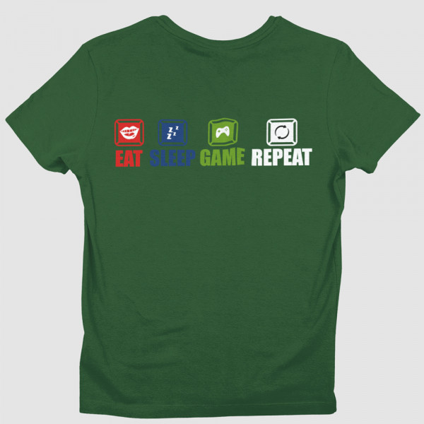 T-shirt "Eat.Sleep.Game.Repeat."