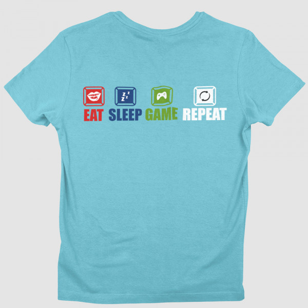 T-shirt "Eat.Sleep.Game.Repeat."