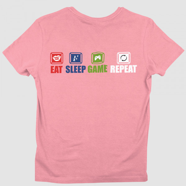 T-shirt "Eat.Sleep.Game.Repeat."