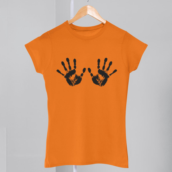 Women's T-shirts "Itchy palms"