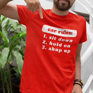 T-shirt "Car rules"