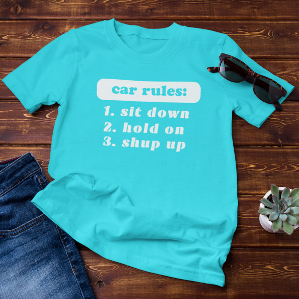 T-shirt "Car rules" T-shirt "Car rules"