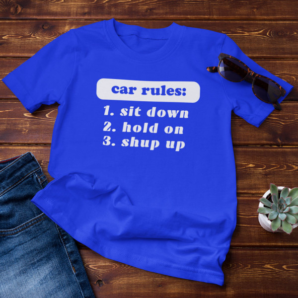 T-shirt "Car rules" T-shirt "Car rules"