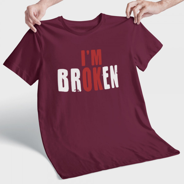 T-shirt "I'm broken"