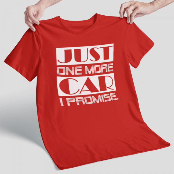 T-shirt "Just one more car"