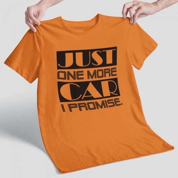 T-shirt "Just one more car"