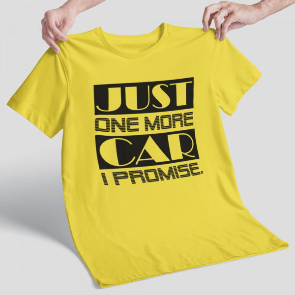 T-shirt "Just one more car"