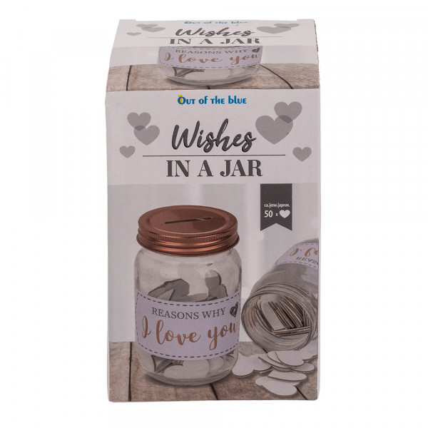 Jar with Hearts "Reasons Why I Love You" Jar with Hearts "Reasons Why I Love You"