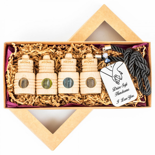 Car scent set "Drive safe Handsome" Car scent set "Drive safe Handsome"