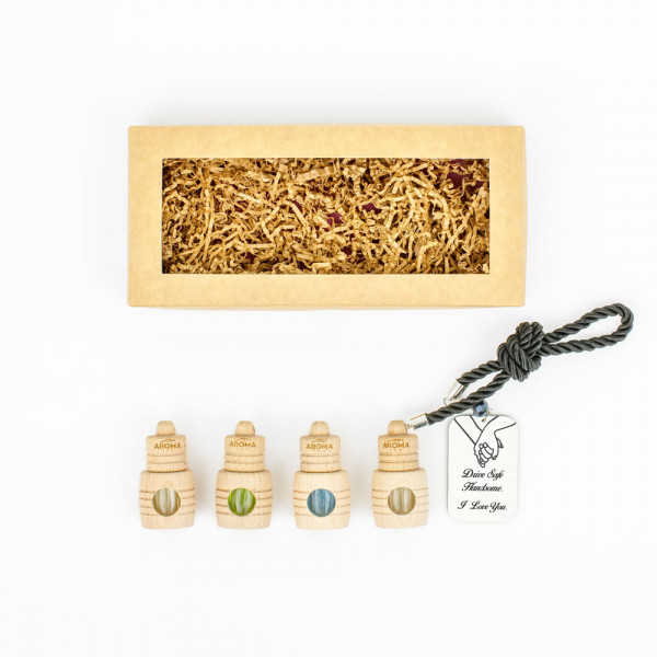 Car scent set "Drive safe Handsome" Car scent set "Drive safe Handsome"