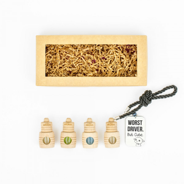 Car scent set "Worst driver, but cute" Car scent set "Worst driver, but cute"