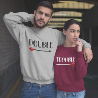 Sweatshirt set "Double trouble" (without hood)