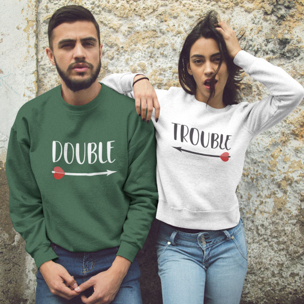 Sweatshirt set "Double trouble" (without hood) Sweatshirt set "Double trouble" (without hood)