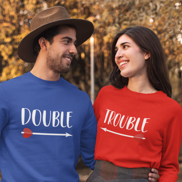Sweatshirt set "Double trouble" (without hood) Sweatshirt set "Double trouble" (without hood)