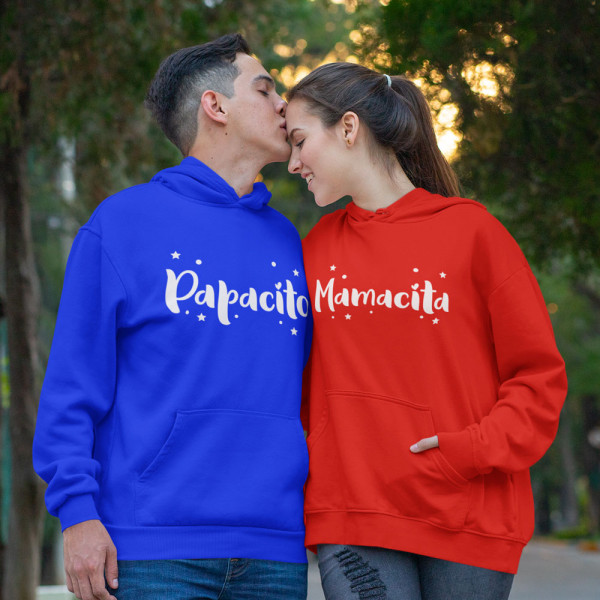 Sweatshirt set "Mamacita and Papacito"