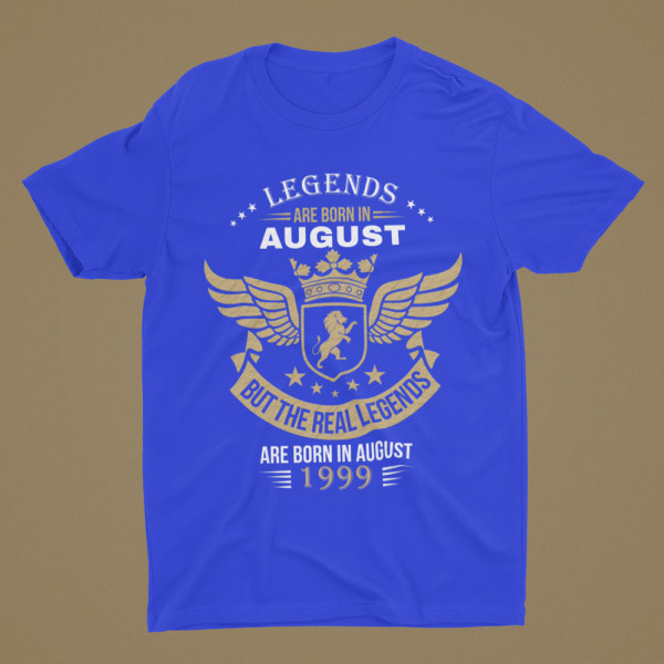 T-shirt "Real legends" with your selected month
