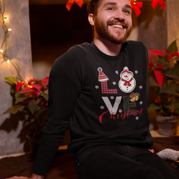 Sweatshirt "Love Christmas" (without hood) Sweatshirt "Love Christmas" (without hood)