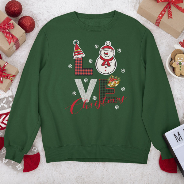 Sweatshirt "Love Christmas" (without hood) Sweatshirt "Love Christmas" (without hood)