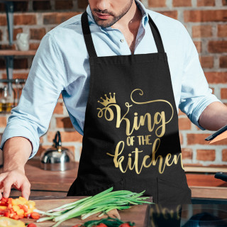 Cotton apron "King of the kitchen"