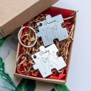 Keychain Set "Pinky Promise"