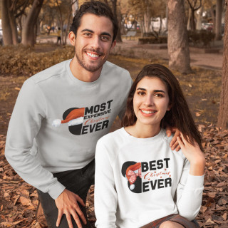 Sweatshirt set "Disney Couple Christmas" (without hood)