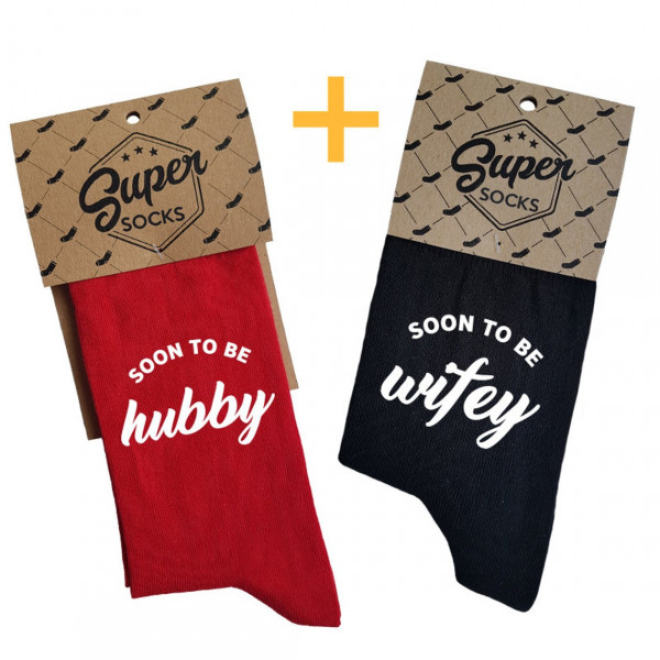 Couple's socks set "Soon to be" Couple's socks set "Soon to be"