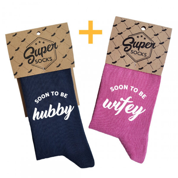 Couple's socks set "Soon to be" Couple's socks set "Soon to be"