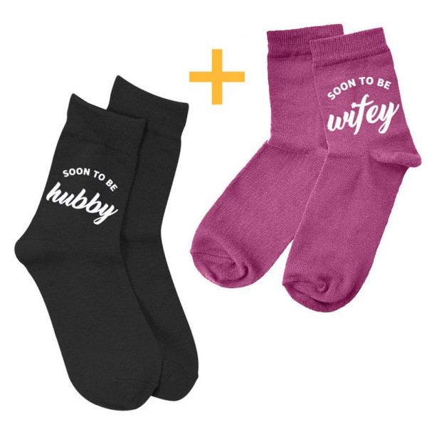 Couple's socks set "Soon to be" Couple's socks set "Soon to be"