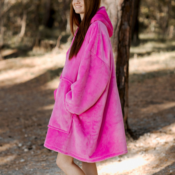BARAMOOR sweatshirt-blanket "Hot pink"