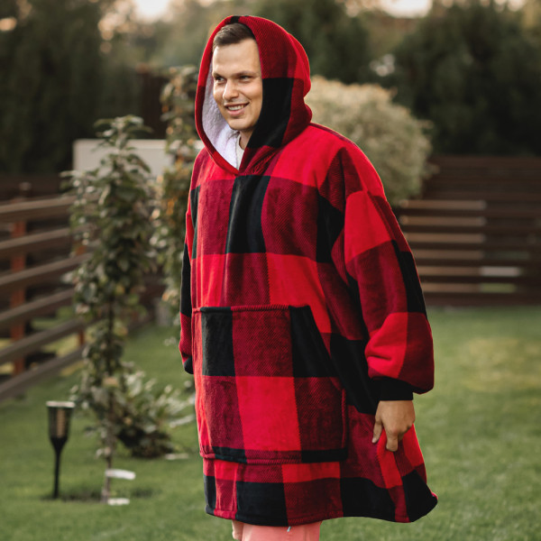 BARAMOOR sweatshirt-blanket "Large lattice"