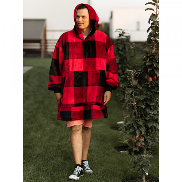 BARAMOOR sweatshirt-blanket "Large lattice"
