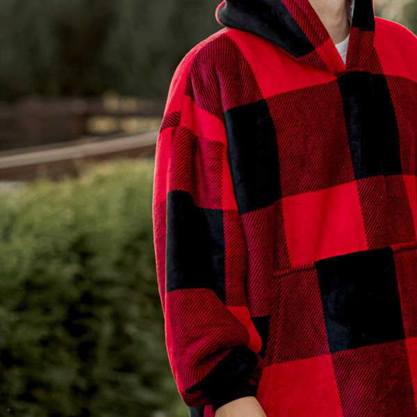 BARAMOOR sweatshirt-blanket "Large lattice"