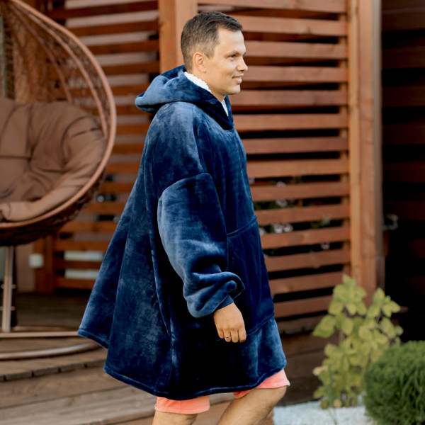 BARAMOOR sweatshirt-blanket "Navy Blue"