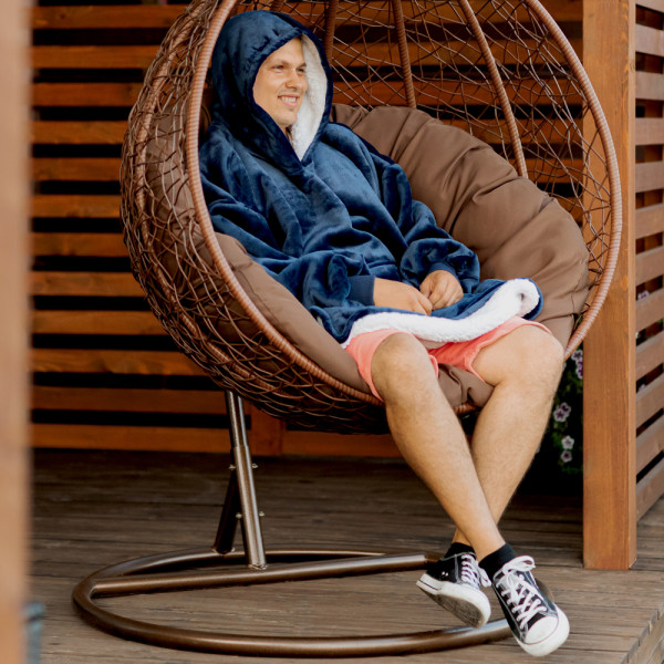 BARAMOOR sweatshirt-blanket "Navy Blue"