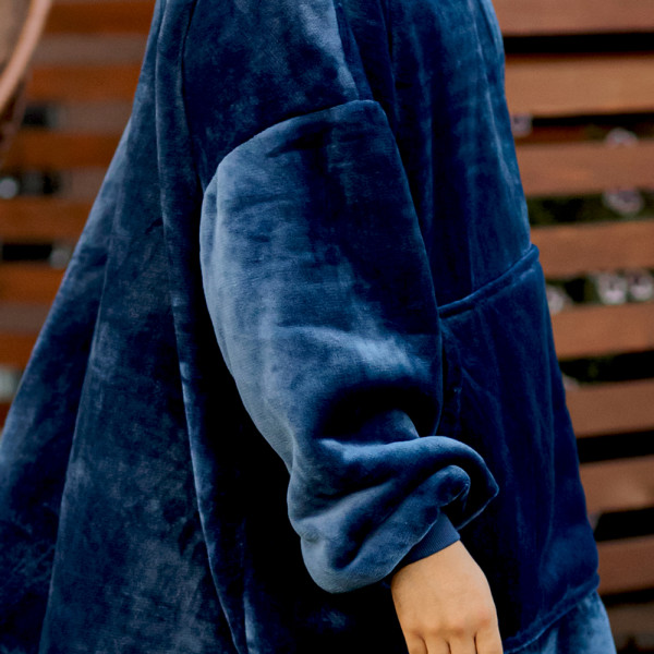 BARAMOOR sweatshirt-blanket "Navy Blue"