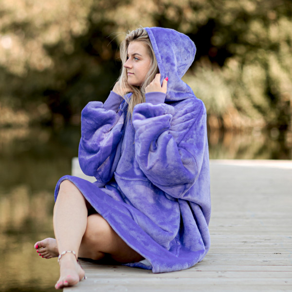 BARAMOOR sweatshirt-blanket "Purple"