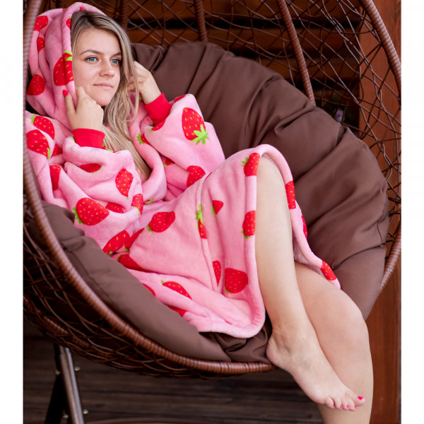 BARAMOOR sweatshirt-blanket "Strawberry"