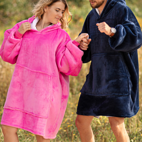 BARAMOOR sweatshirt-blanket set "King & Queen"