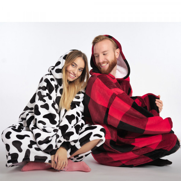 BARAMOOR sweatshirt-blanket set "Best friends"