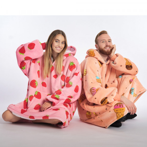 BARAMOOR sweatshirt-blanket set "Sweet Couple"