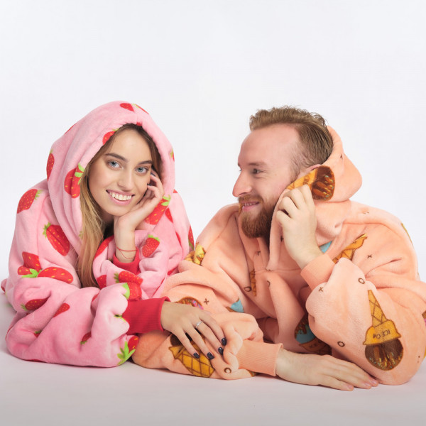 BARAMOOR sweatshirt-blanket set "Sweet Couple"