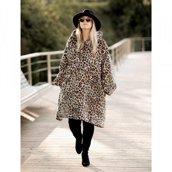 BARAMOOR sweatshirt-blanket "Leopard"