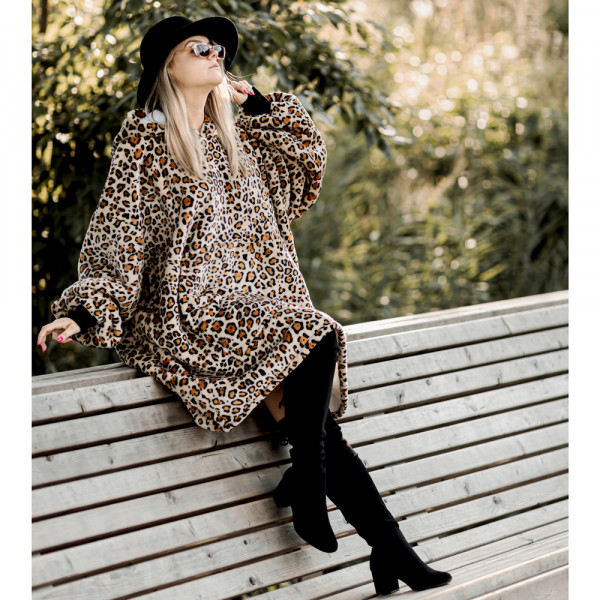 BARAMOOR sweatshirt-blanket "Leopard"