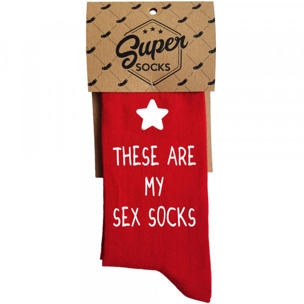 Socks "These are my sex socks" Socks "These are my sex socks"