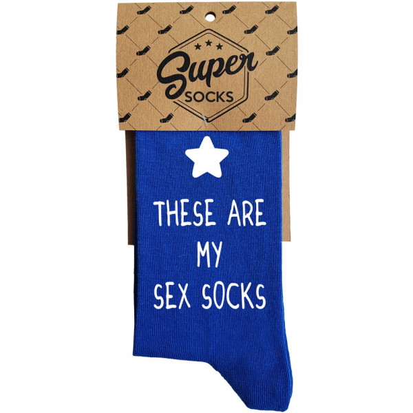Socks "These are my sex socks" Socks "These are my sex socks"
