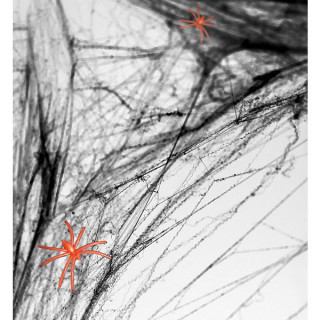 Spider Web with Spiders, Black (60g.)