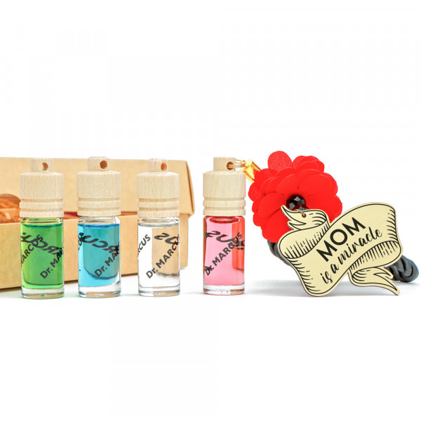 Car scent set "MOM is a miracle" Car scent set "MOM is a miracle"