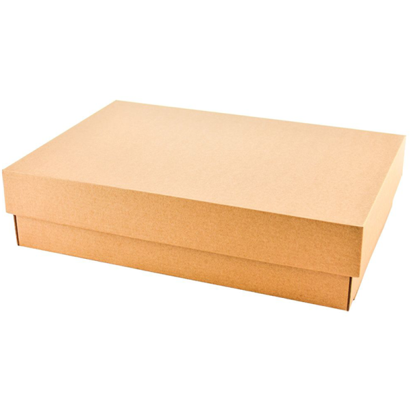 Two-Piece Box, Brown 250x155x50mm Two-Piece Box, Brown 250x155x50mm