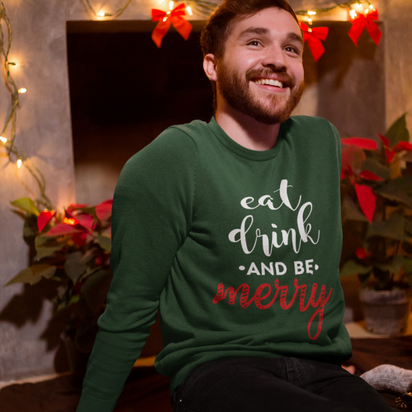 Sweatshirt "Be merry" (without hood) Sweatshirt "Be merry" (without hood)